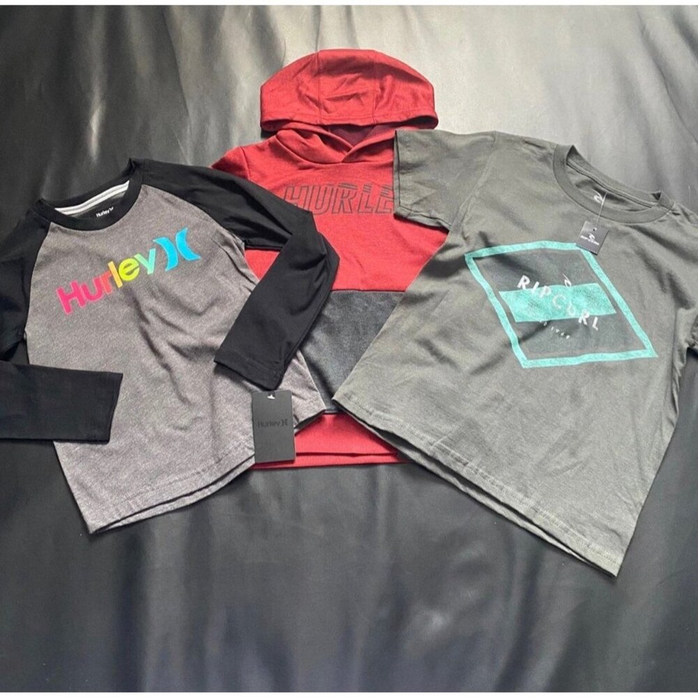 NWT Hurley Hoodie & Tee Bundle Boys Size 6